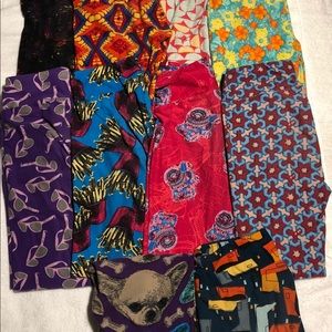 10 pair Lularoe One size leggings Lot